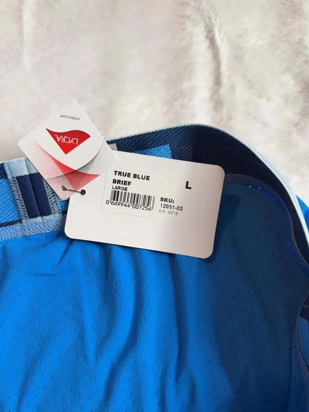 PUMP! True Blue Brief Size Large